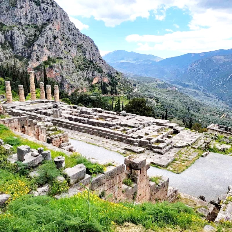 Oracle of Delphi-Temple of Apollo